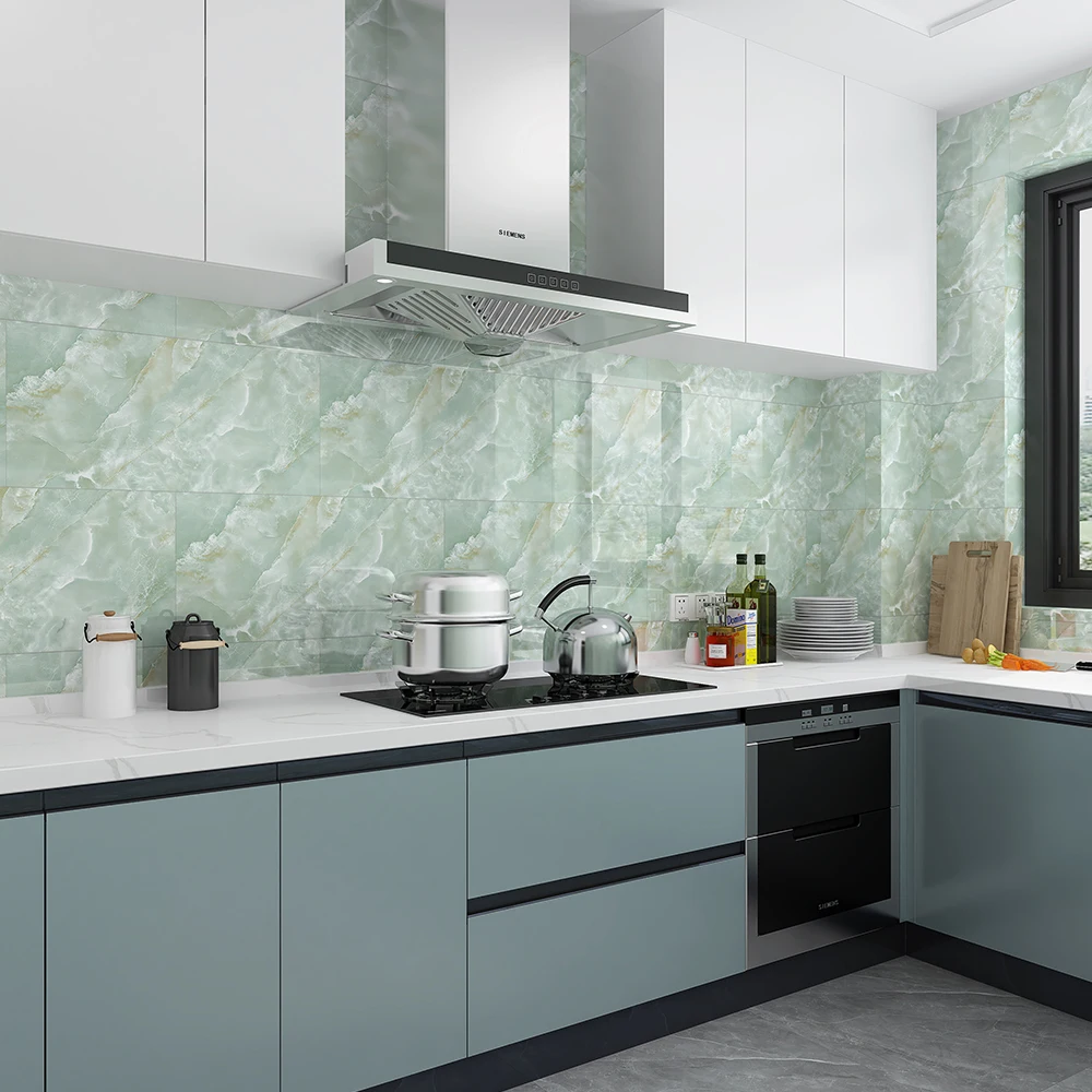 3d home decoration sticker wallpaper foam 3d pe foam marble wall stickers