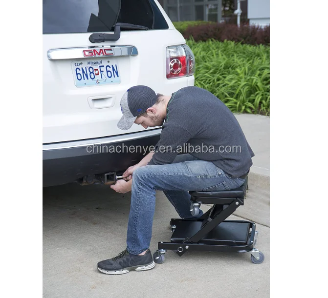 Workshop Creeper Padded Steel Frame Car Creeper Workshop Wheeled Lounger Montage Lounger