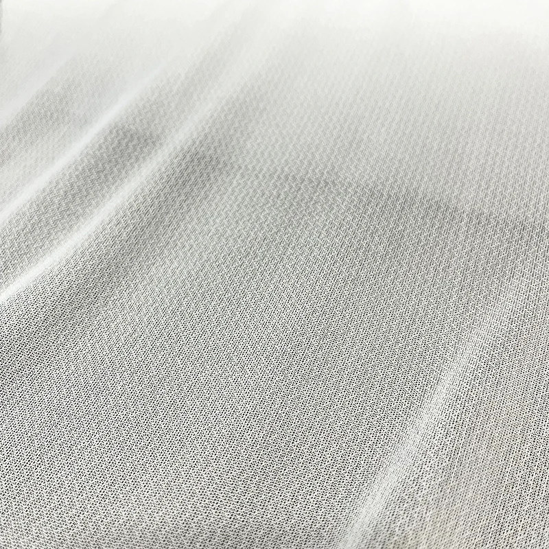 Polyester 60 inch 45gsm white or black  Elastic Woven Circular Knitted Interlining for Sportswear Interlinings & Linings PES/PA