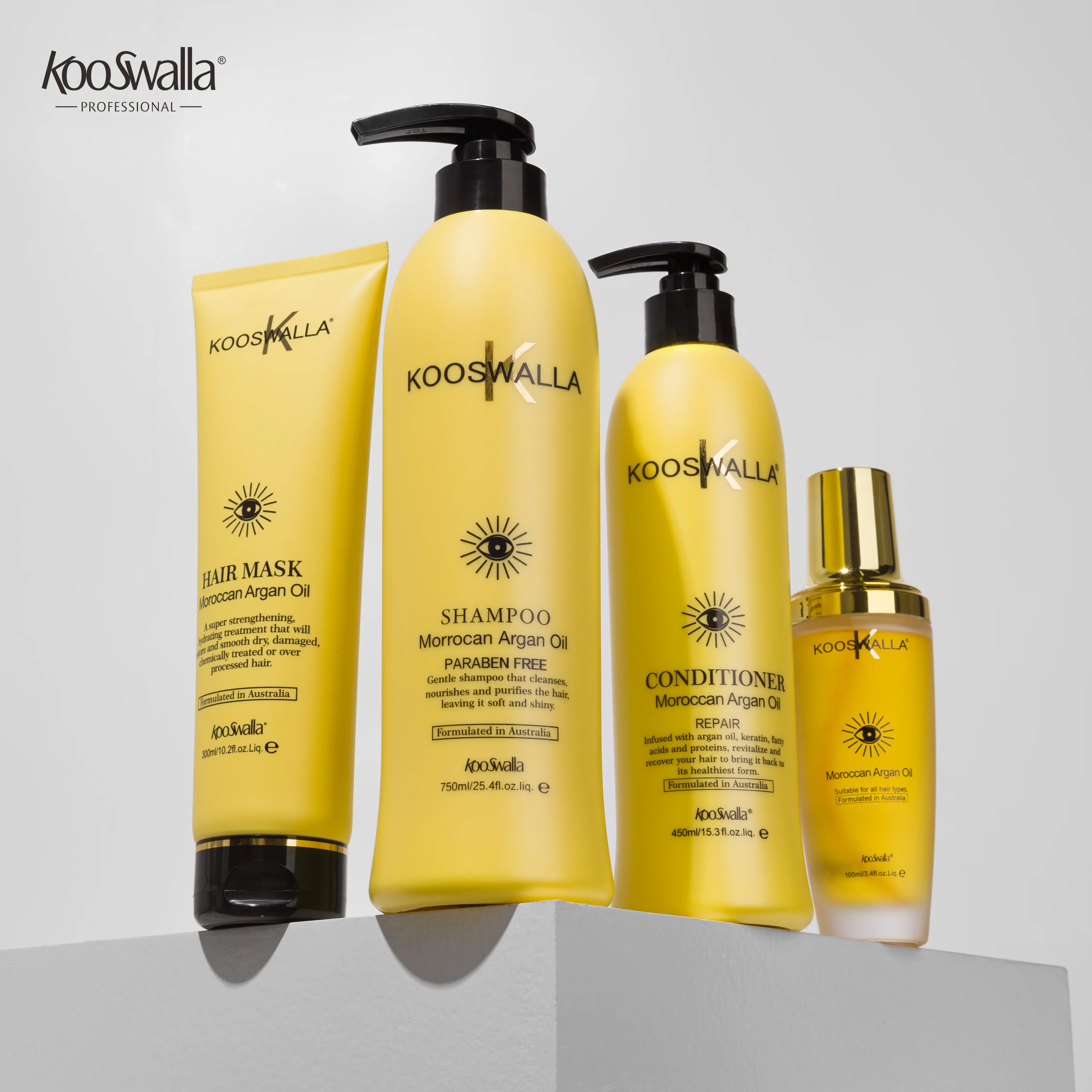 Kooswalla New Arrival oganic strengthening hair argan oil treatment wholesale for Silky and Frizz-free Hair