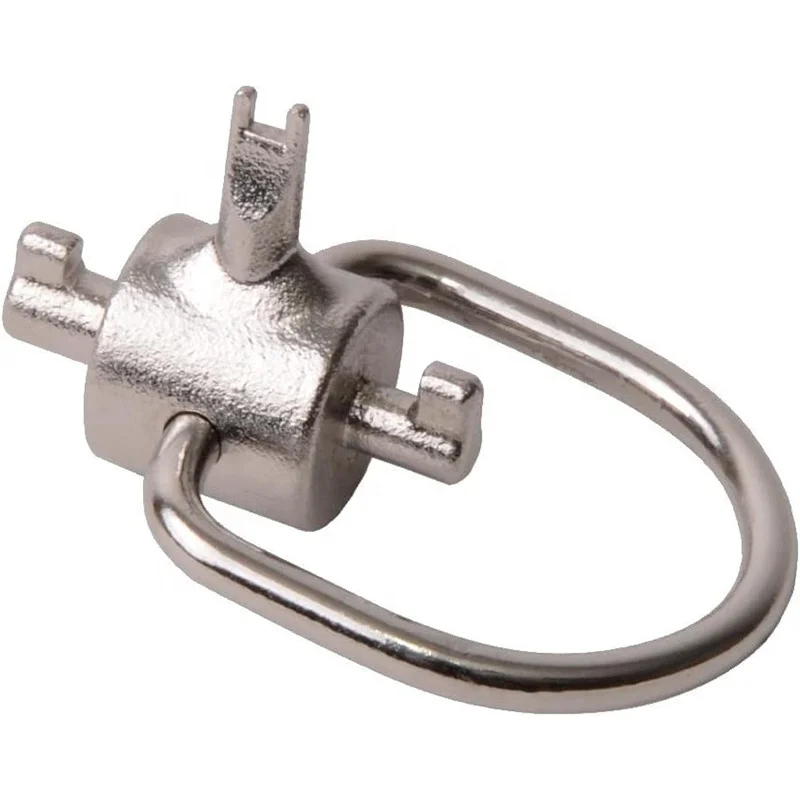 R22 R410 Metal Universal Three Locking Key For Refrigeration Safety Caps