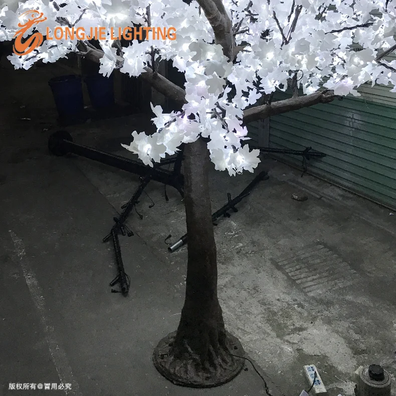 H:300CM 2544 Leds Outdoor led garden lights luminous holiday decorative maple tree LED light peach tree cherry tree