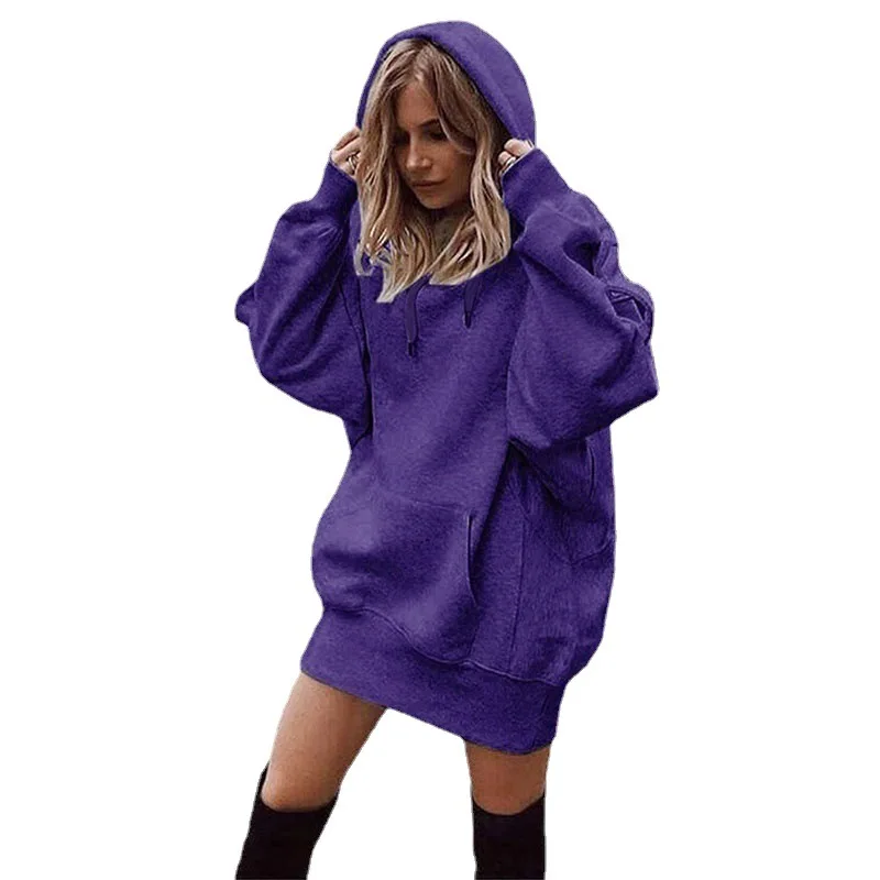 Pullover Sweatshirt Short Set Sexy Deep O Neck Oversized Zip Up custom hoodie Womens Dress plus size