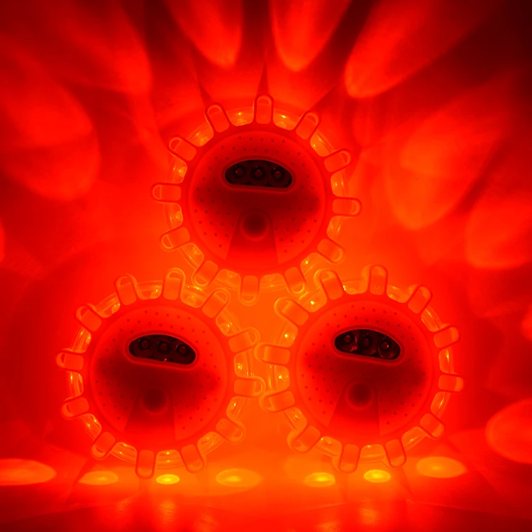DK LED road flare emergency warning light recharge traffic flares strobe light