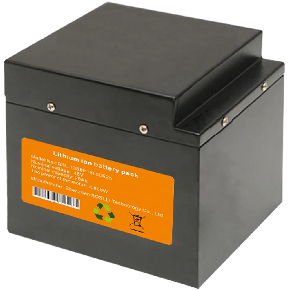SOSLLI OEM 36V 48V 60V 72V 10Ah 20Ah 30Ah 40Ah 50Ah 55Ah 60Ah lithium ion battery pack for electric bicycle lithium  batteries