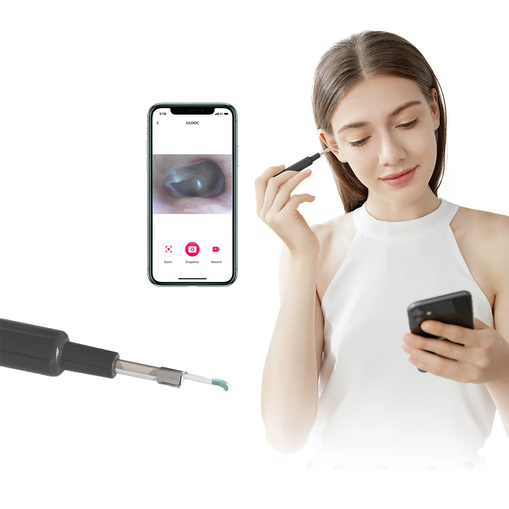 WIFI mini wireless otoscope camera ear cleaner pen rod