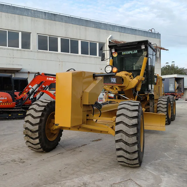 New Deals Used Caterpillar 140K Motor Grader original heavy-duty machine Used High Quality and Great Performance for sale