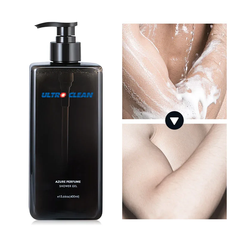 
400ML Hot Sale Professional Lower Price Private Label All Natural Mens Energising Shower Gel Set 