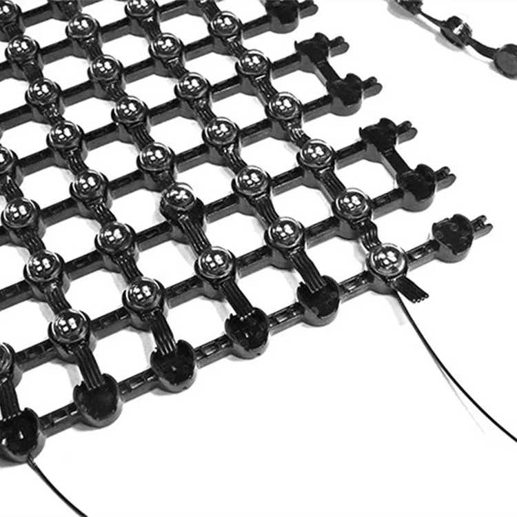 P150  Lightweight Net Flexible Pixel Led Mesh Curtain Display Transparent Led Screen Outdoor Waterproof Grid Screen