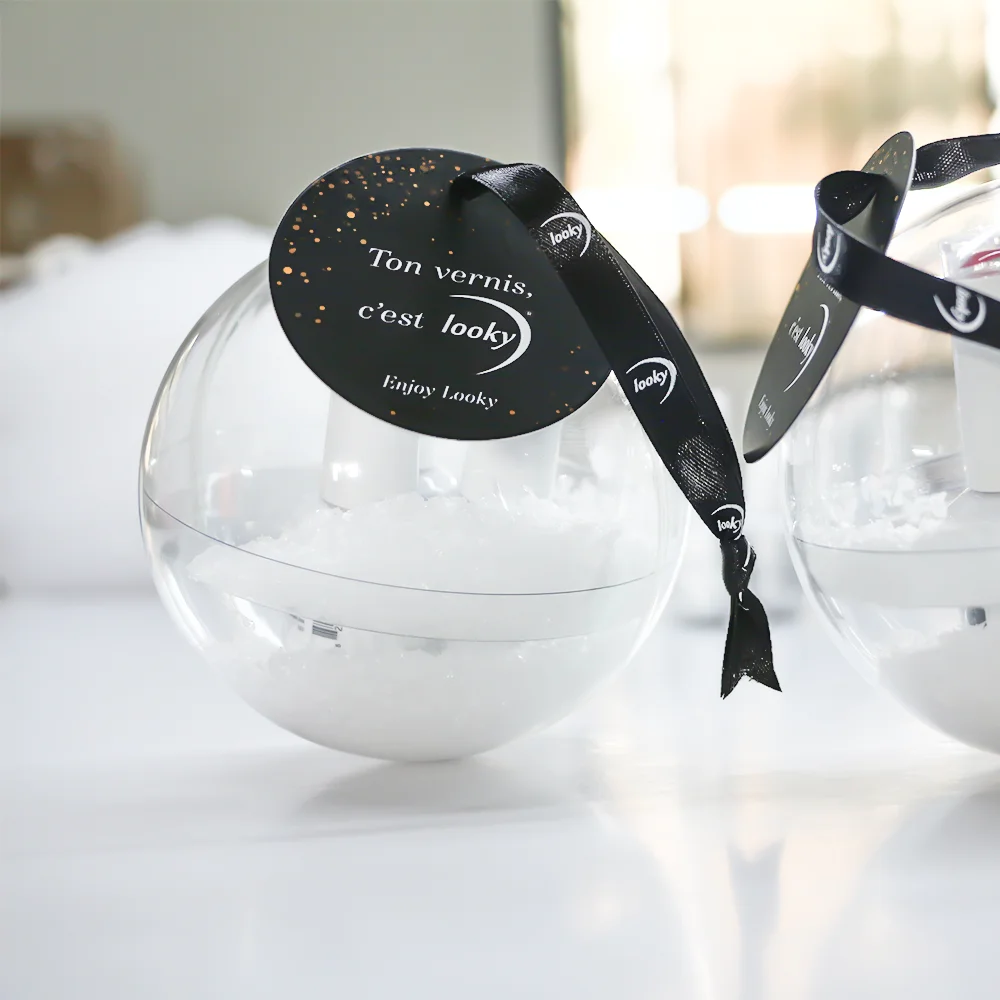 Packitte 90mm Christmas Balls Tree Baubles Personalised Photo Clear Fillable Ornaments Plastic personalised xmas baubles