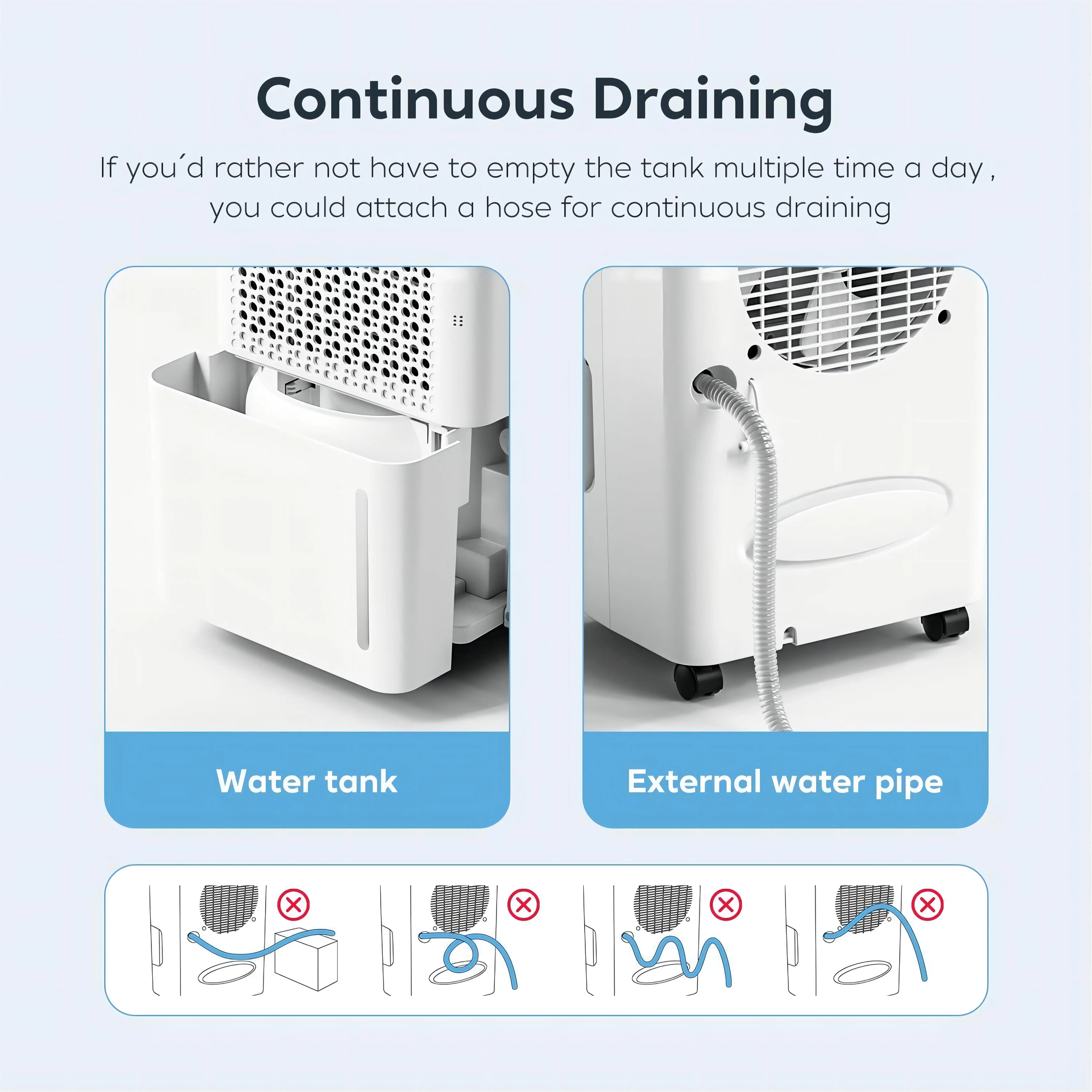 10L/Day Mini Portable Air Home Dehumidifier Cheap Price with Smart Wifi UV-C Air purifier dehumidifier