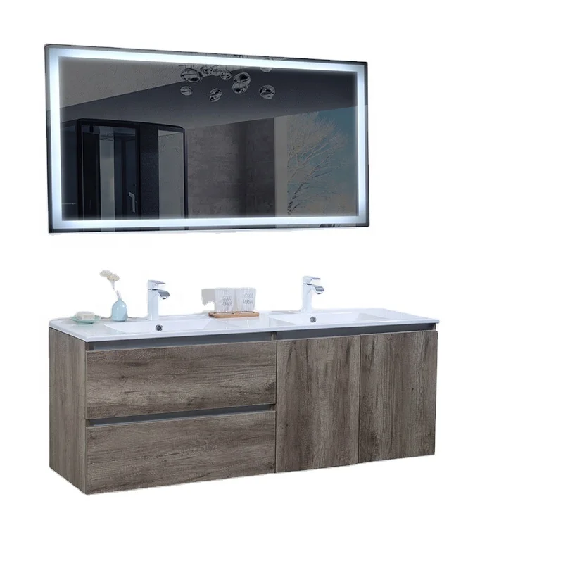 Modern Design Luxury Wooden Bathroom Cabinet Wood Bathroom Vanity With Sink