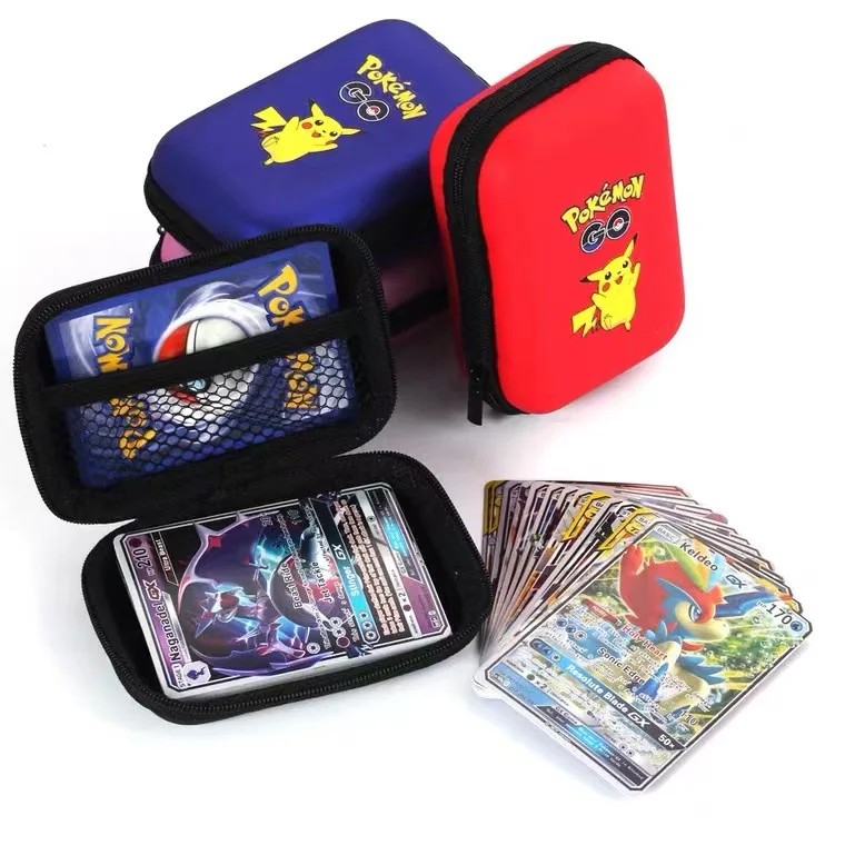 Customized Portable Travel Storage Cases Durable Colorful Waterproof Game Study Cards Zipper Eva Playing Card Case