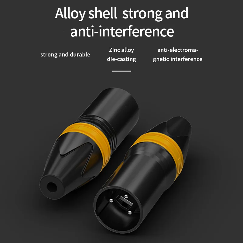 Neutrik Style 3-Pin Male Plug XLR Audio Connector