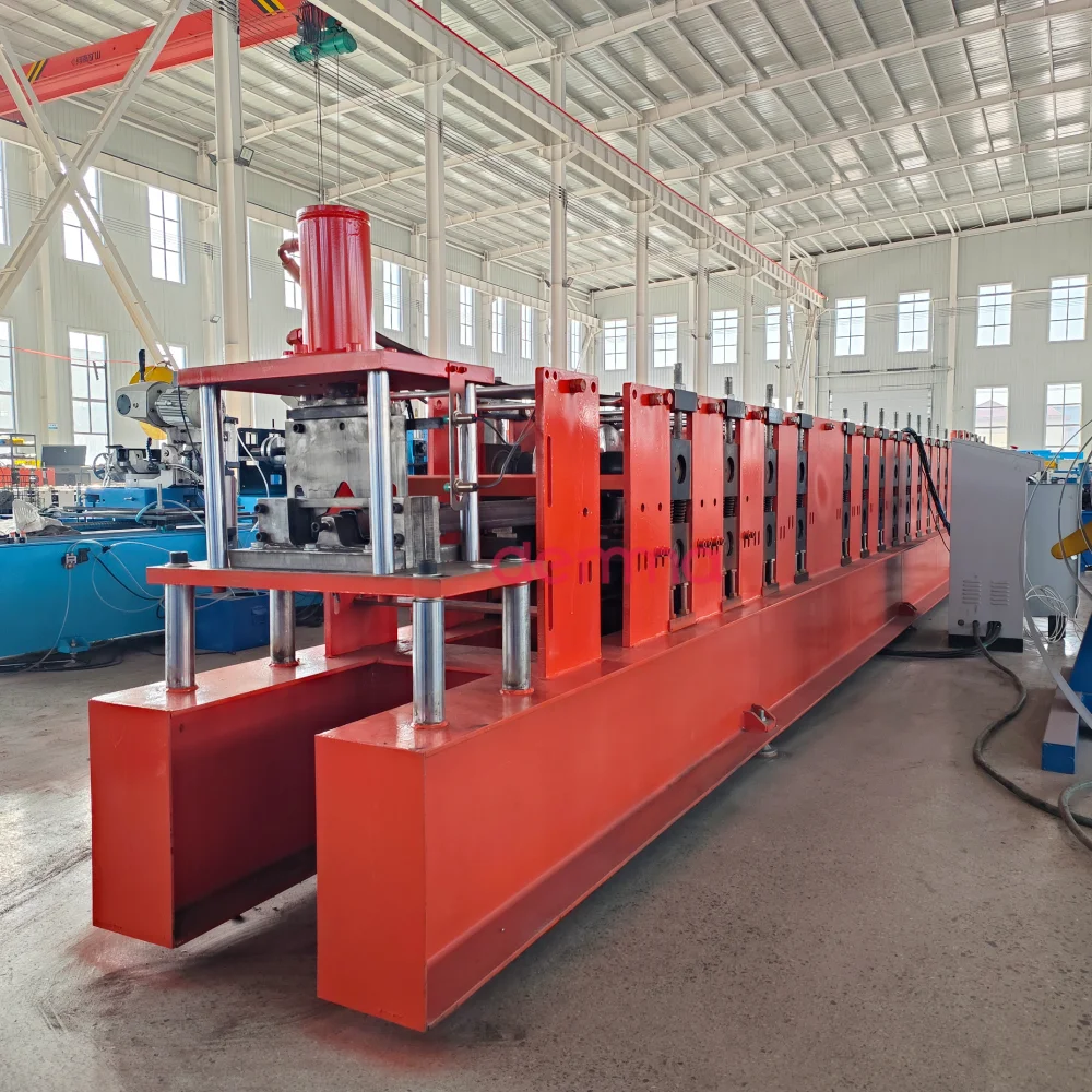 Full Automatic Highway Guardrail Bending Roll Forming Machine Metal Bending Machine For Highway Guardrail