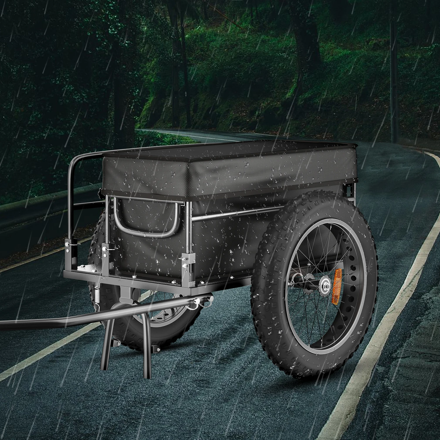 Bike trailer Hidoes outdoor camping collapsible load hauling bike trailer thule chariot