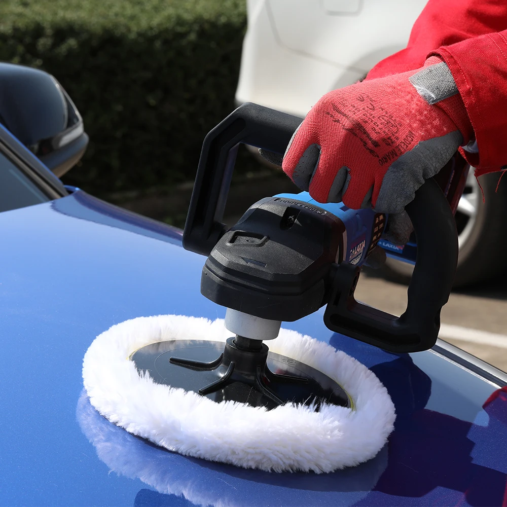 Galaxia Brushless Car Polisher 180mm Pad Size with 20V Voltage Polishing Machine Battery Powered