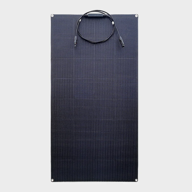 Customized All Black 100W 110W 150W 175W 180W Full Black Flexible Solar Panel 18V Mono Semi SunPower Solar Panel for Caravan