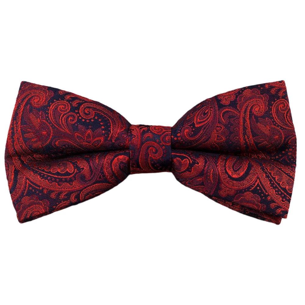 Zecheng China Manufacture Wholesale Handmade Tuxedo Paisley Collar Bow Tie