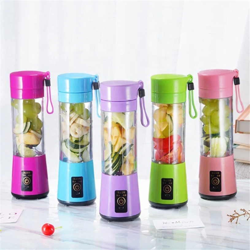 
Mixer Bottle A4 Personal Size Blender Shakes and Smoothies Mini Juice Cup Ice Mixer Blender Portable for Home Office Sports 