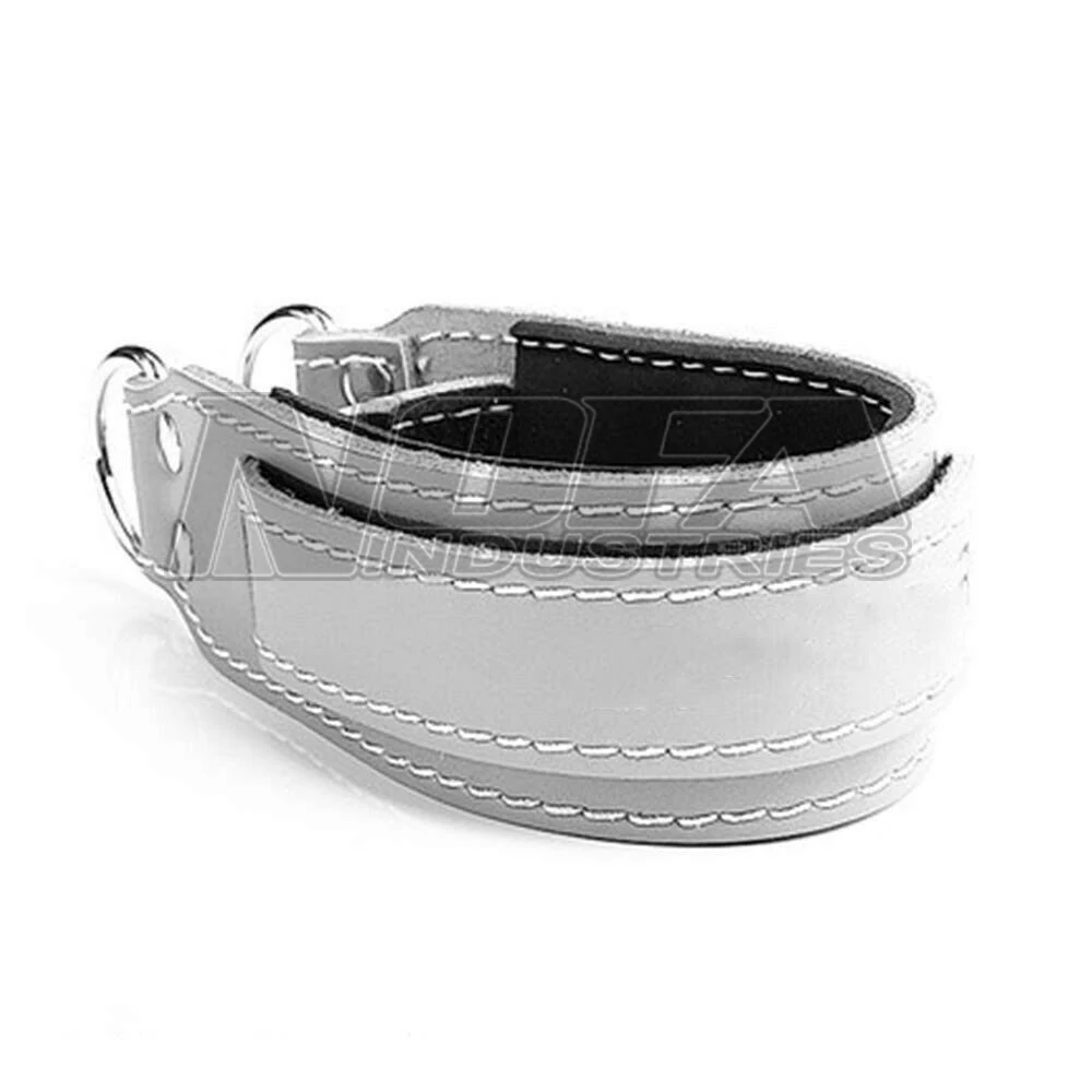 1Pair Natural Leather Pulley Cable Attachment weightlifting Ankle Cuff Gym Strap