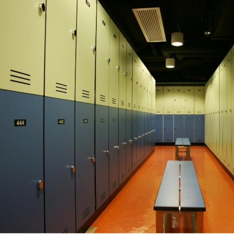 American High School Storage Lockers Waterproof Compact Grade Laminate Locker