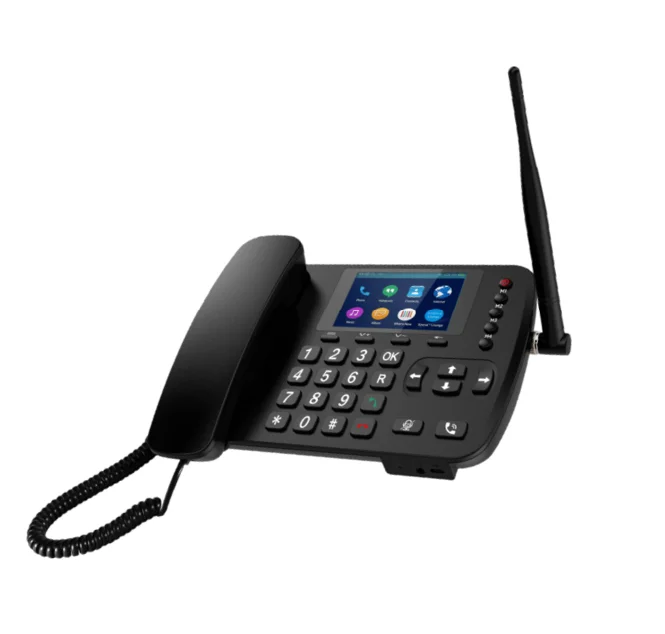 Переносной большой кнопочный телефон Panasonic с Wi-Fi, стационарным Gsm дисплеем, настенным креплением и слотом для Sim-карты, 4G Lte Dect