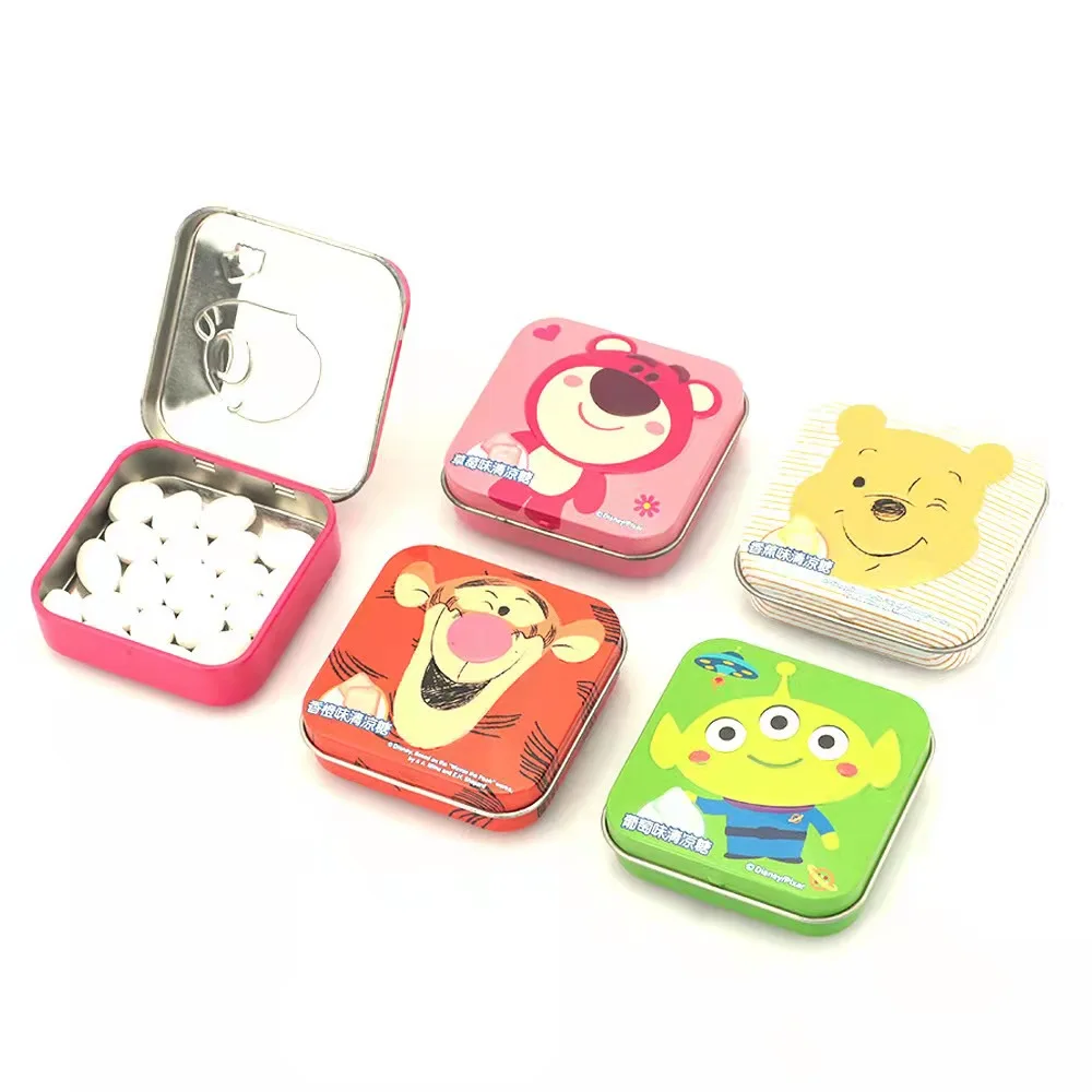 Оптовая продажа, металлическая коробка для конфет с крышкой, металлическая Милая квадратная банка для конфет ручной работы