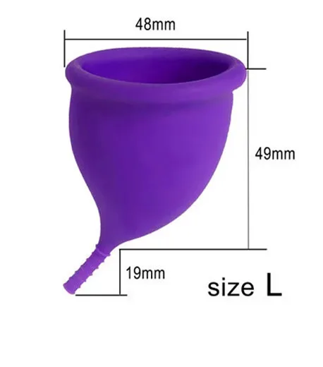 Wholesale custom special time protect menstruation eco friendly ladies period cup silicone menstrual cup reusable for women