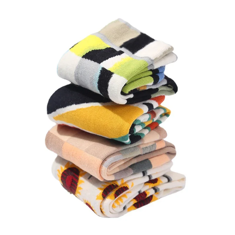 YL собственный логотип на заказ OEM мужчины женщины унисекс дизайнерские модные носки смешные хлопковые Веселые матросские Носки Производитель