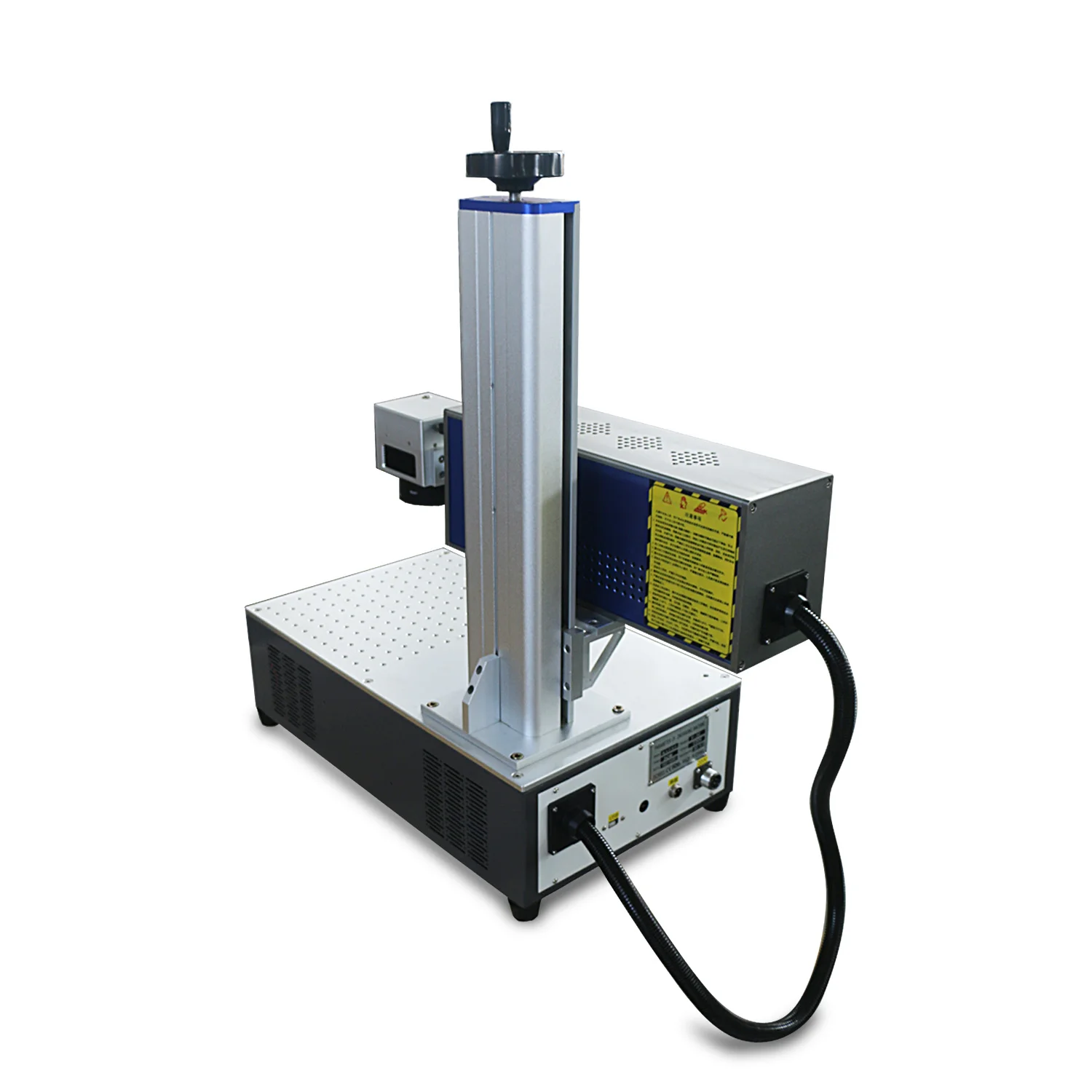 Lowest Price Fiber Laser 50w Raycus Metallic Business Card Engraver Laser Marking Machine with Conveyor Belt