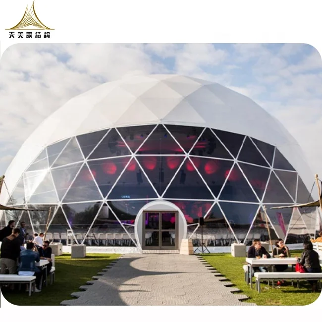Customize 10m 30m 40m 60m big dome tent trade show tent for events party exhibition