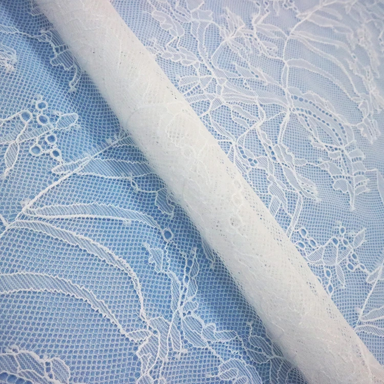 New Arrival White French Net Lace For Women, Textile Material Flower French Wed Lace Fabric For Wedding Dress
