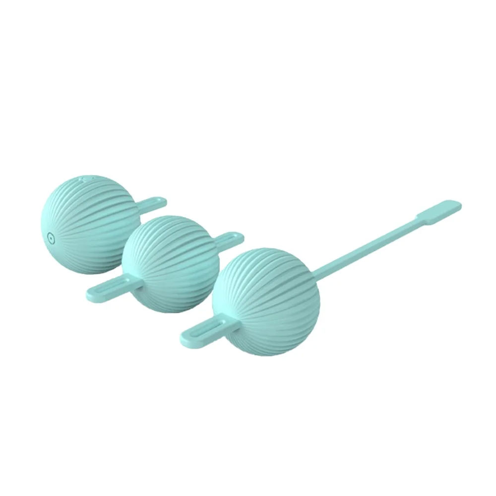 Cupidlover Blue Multi-Ball Remote Kegel Ball Set Female Pelvic Floor Tightening Exercise Kegel Ball Vagina