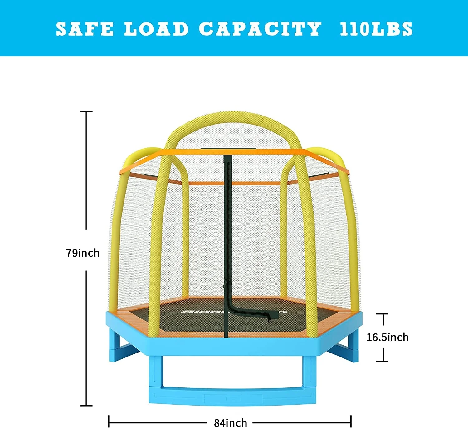 Outdoor Park Round Underground Trampoline Outdoor Safety Enclosure Net Kids Trampoline