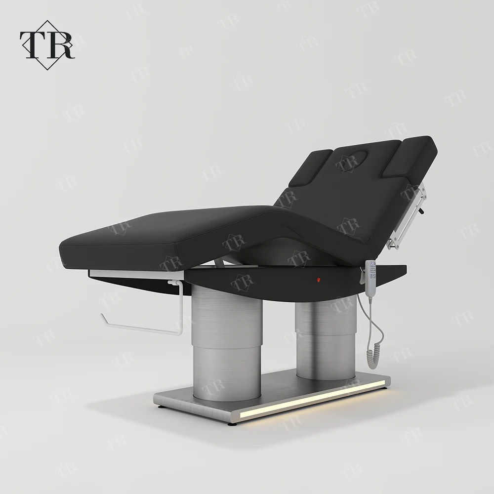 Turri Electric 4 Motor Foldable Massage Facial Folding Lash Spa Chair Recliner Adjustable Cosmetic Bed Cama De Masajes Electrica