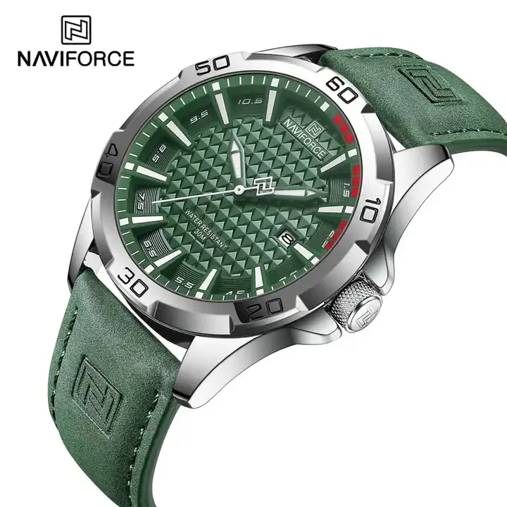 Naviforce 8023 New Sports Fashion Waterproof Analog Quartz Watch for Men