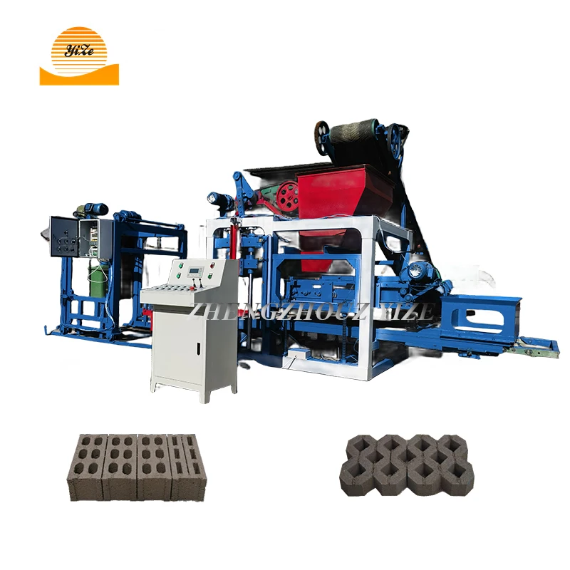 YZ4-25 Automatic Blocks And Bricks Maker Large Fly Ash Bricks Making Machine Concrete Brick Production Line