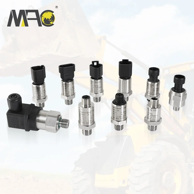 Industrial 100mpa Machine Oil Air Pressure Sensor Transducer Transmitter