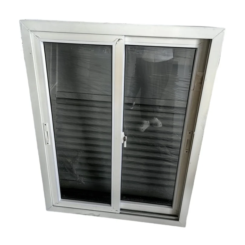 Upvc Profile Plastic Steel Double Pane Glass French Design Double Glazed Pvc Sliding Window