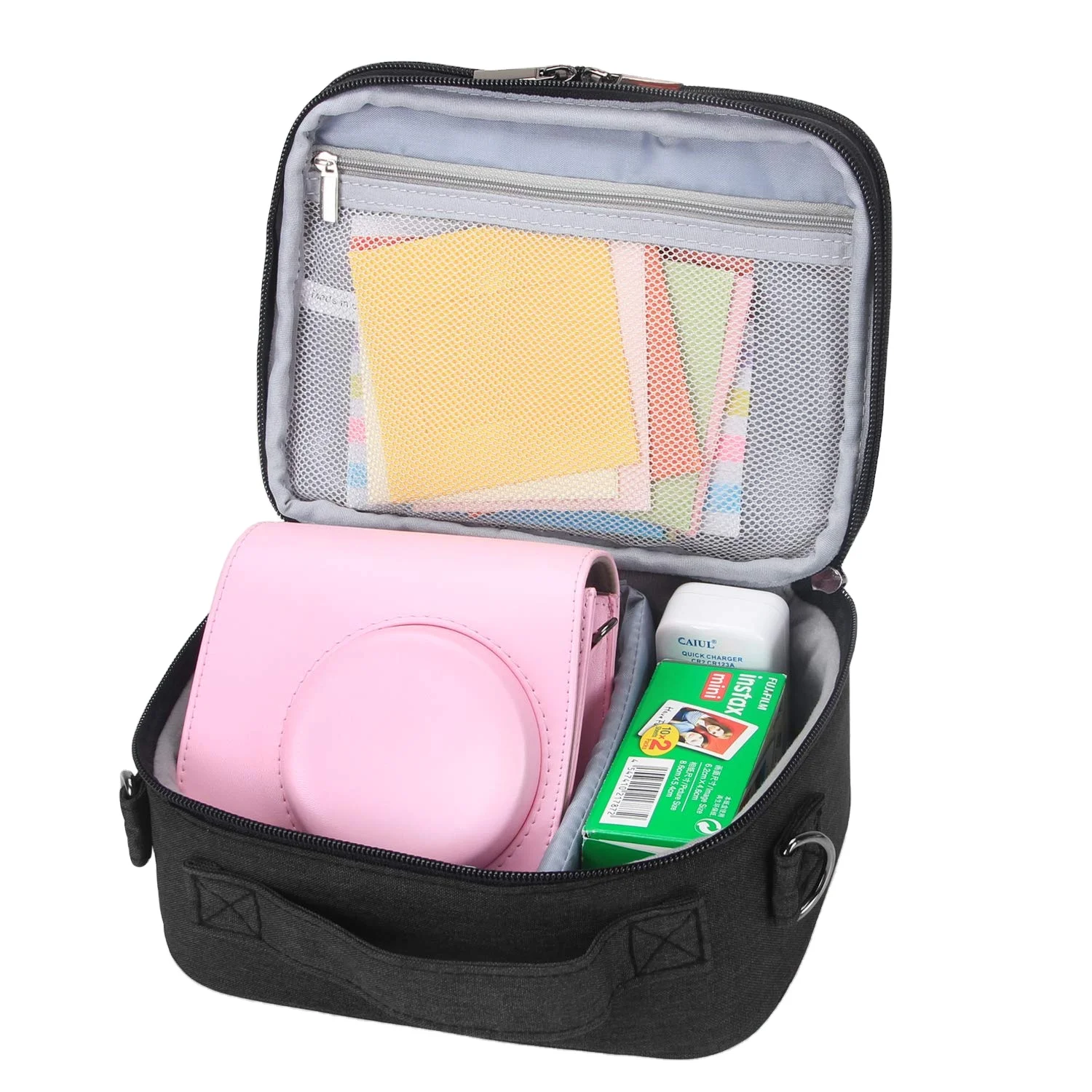Camera Case Compatible with Mini Instant Polaroid Camera and Accessories Portable Camera Bag