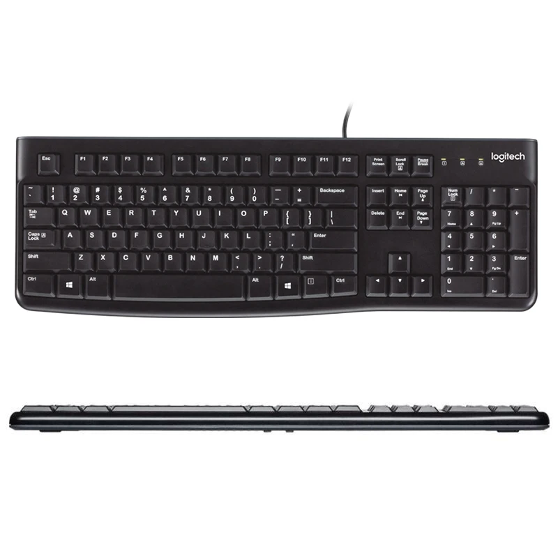 
Logitech K120 USB Wired Keyboard for Desktop Laptop Office 104 keys Full Size Keyboard 