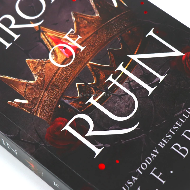 Custom Book Printing Services Paperback Romance Novel Books Professional A5 Softcover Book