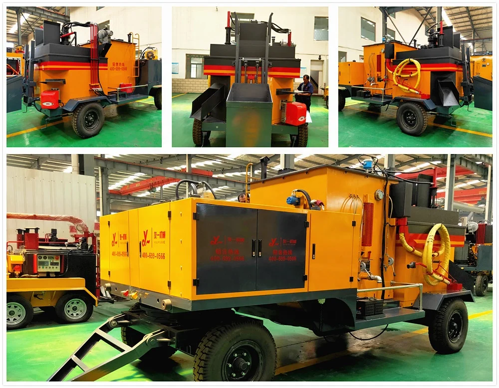Tractive asphalt mixer Asphalt crack repair Imported accessories
