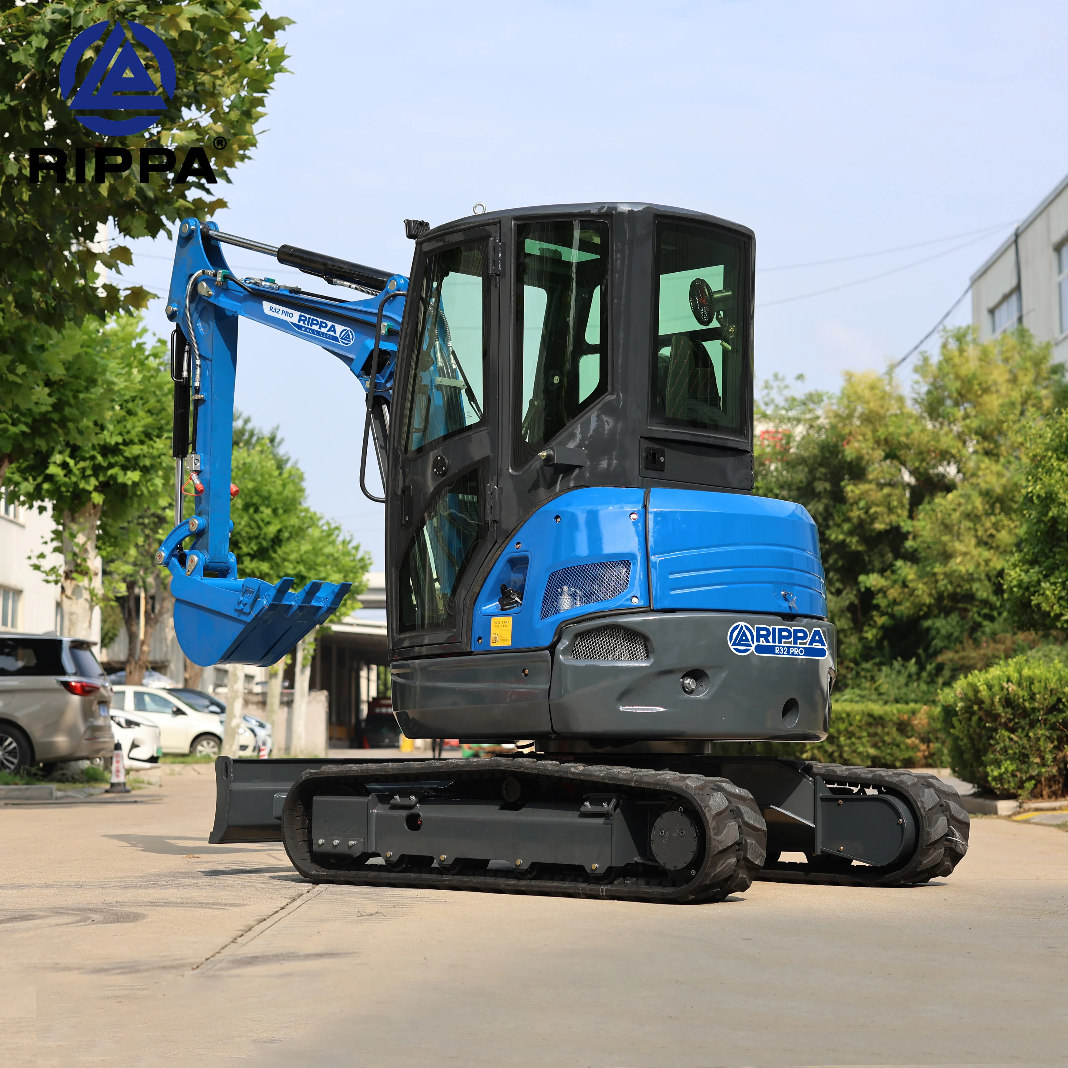 RIPPA Mini Excavator Price Earth-moving Machinery Small Digger Garden Farm Multifunctional Micro Bagger