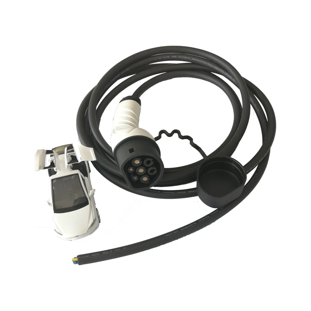 FISHER ev charger cable IEC 62196 5m 32A three-phase electric car charging