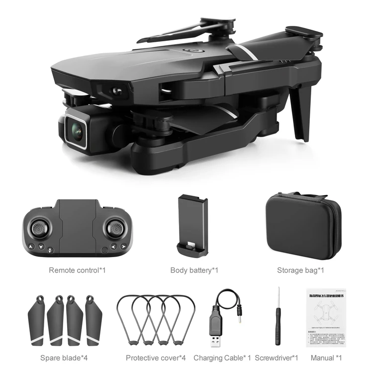 S68wifi UAV Unmanned Aerial Vehicle Exquisite Technical Custom Foldable 3d View Mode Mini Uav Quadcopter With 4k Hd