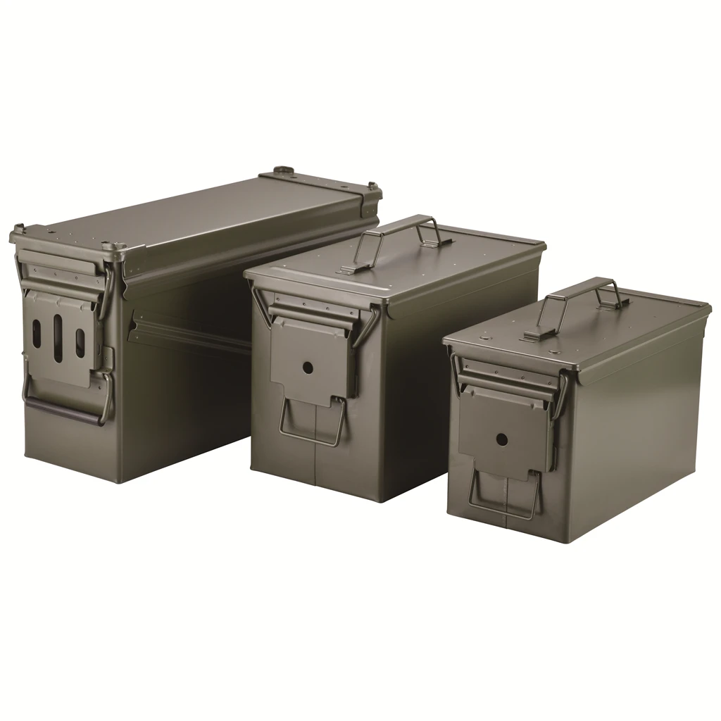 Ammo Can Metal Ammo Box storage crate case For gun bullet Nerf Ammunition Waterproof case