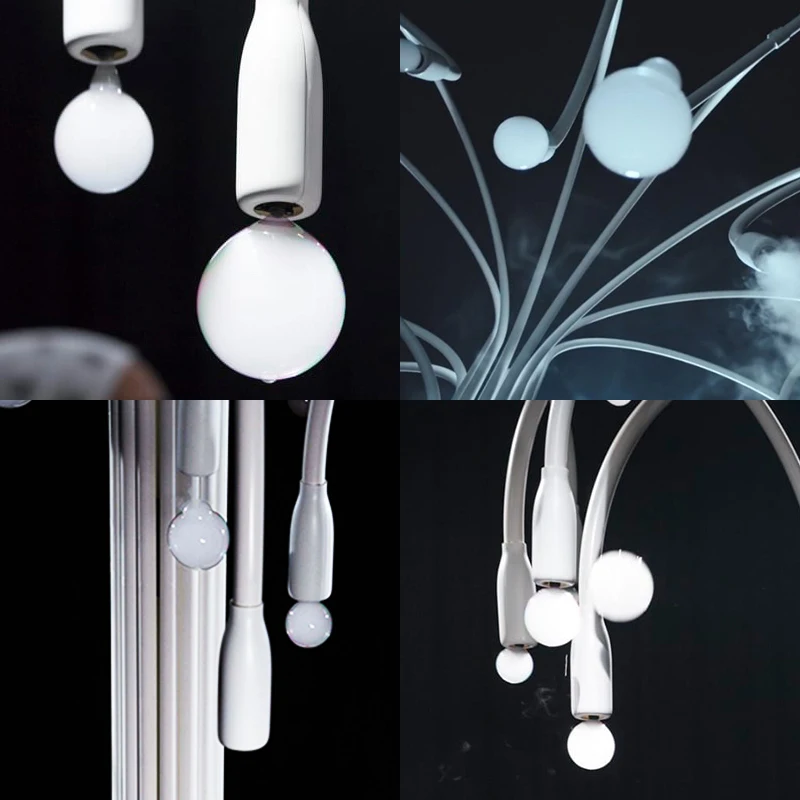 Customized Modern Minimalist Large Art Design Floor Lamp Glass Bubble LED Landscape Lamp