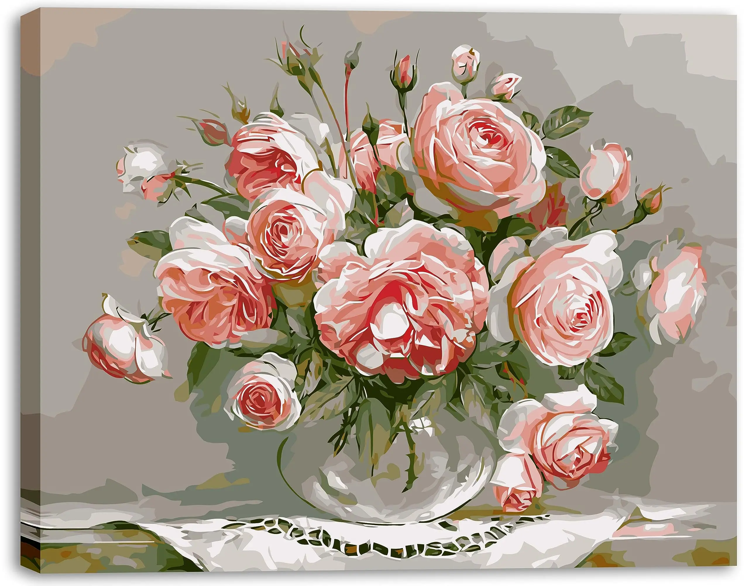 Newly popular custom paint by numbers kit Creative oil painting asian painting by numbers